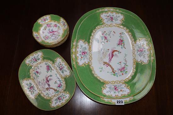 A Mintons pheasant designed dinner service